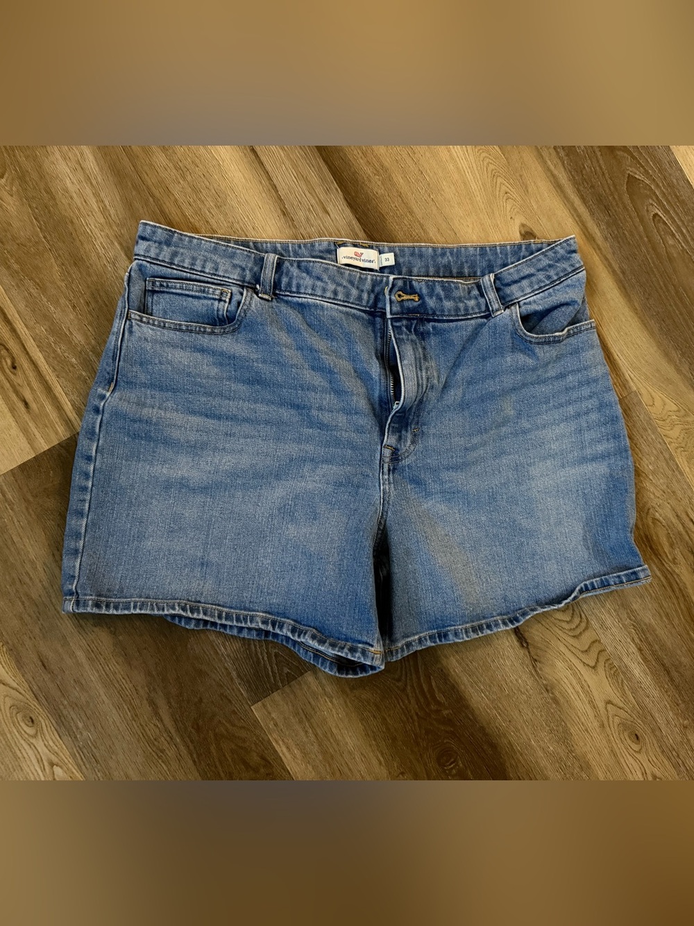 Vineyard Vines Light Blue Denim Cutoff Shorts